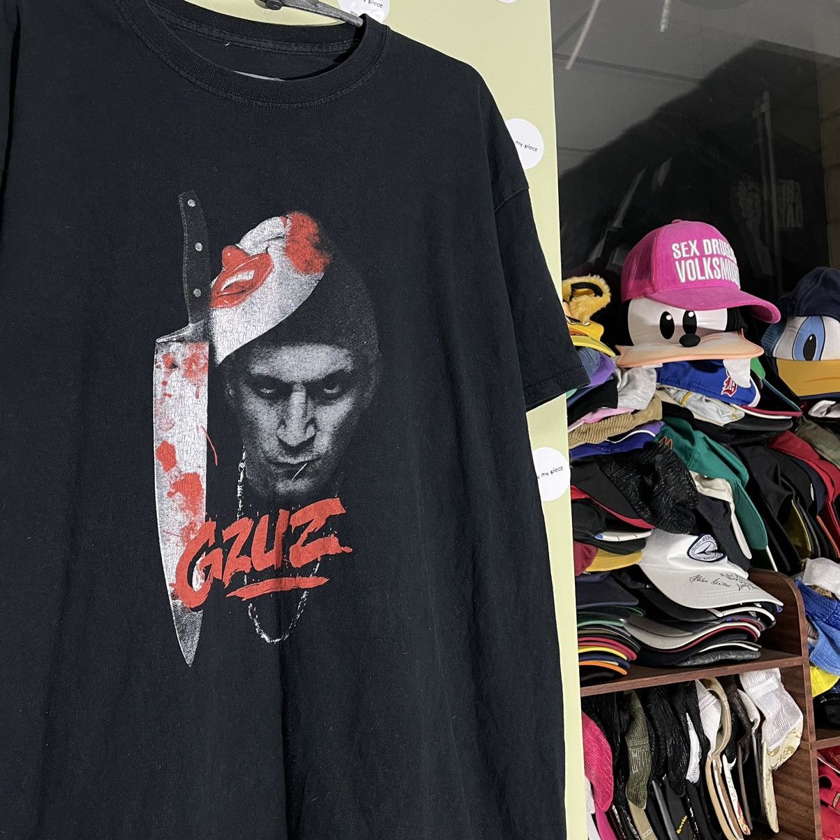 Vintage Vintage Y2K Sun Faded Graphic Tee Horror Grunge Dark Boxy XL Size US XL / EU 56 / 4 - 2 Thumbnail