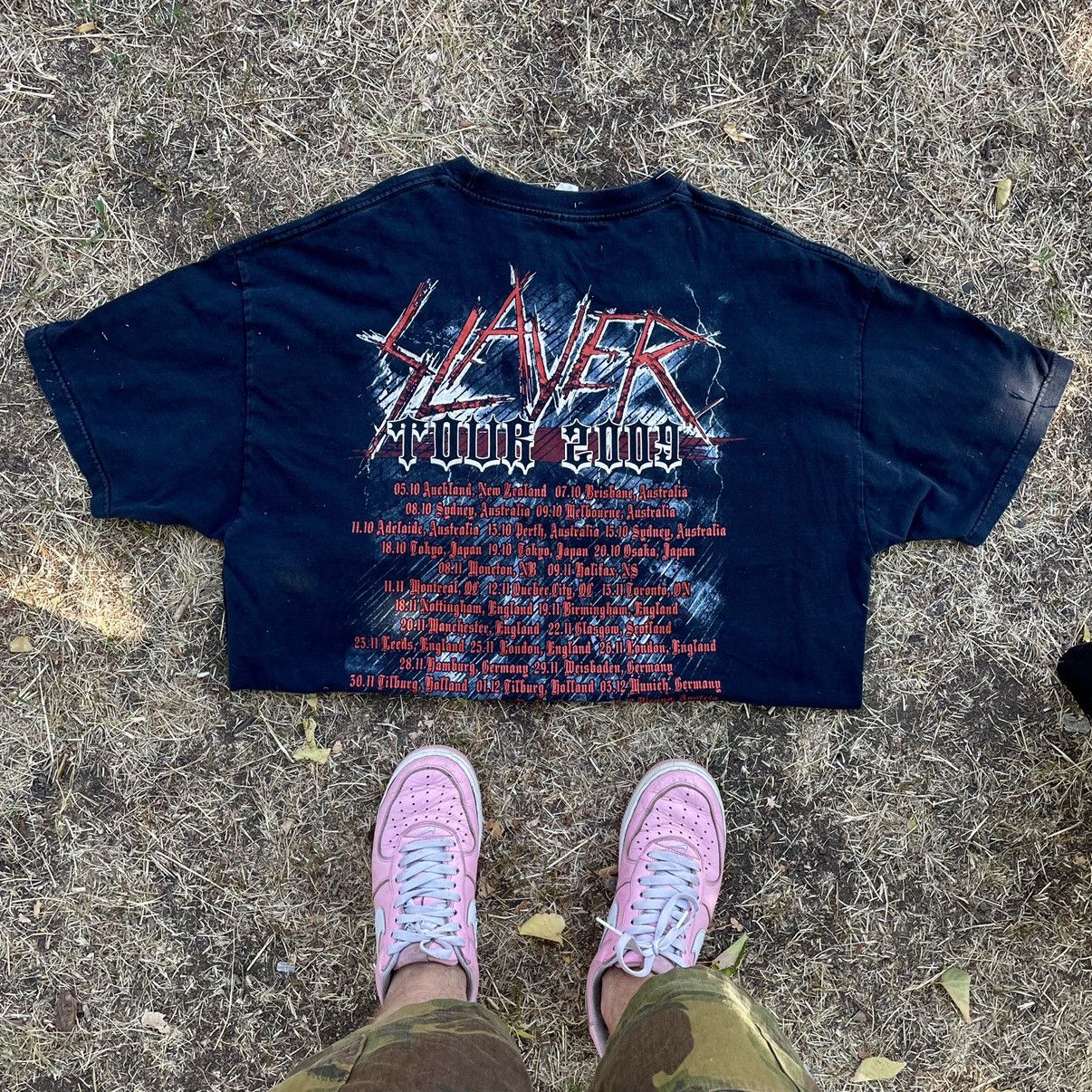Band Tees Vintage Y2K Slayer Horror Skulls Band Rock Streetwear Travis Size US XXL / EU 58 / 5 - 7 Thumbnail