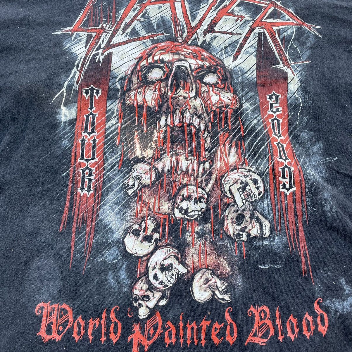 Band Tees Vintage Y2K Slayer Horror Skulls Band Rock Streetwear Travis Size US XXL / EU 58 / 5 - 4 Thumbnail