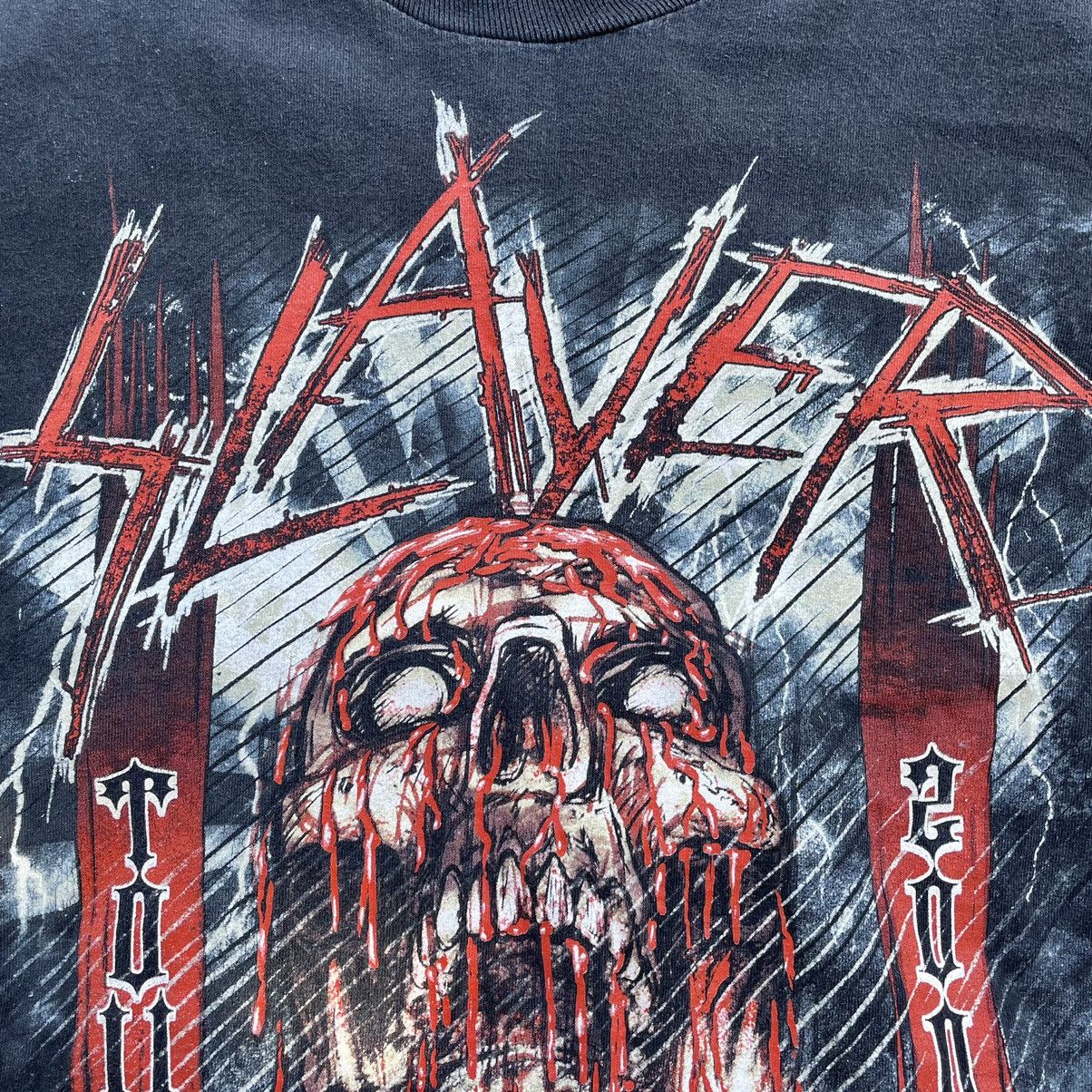Band Tees Vintage Y2K Slayer Horror Skulls Band Rock Streetwear Travis Size US XXL / EU 58 / 5 - 5 Thumbnail