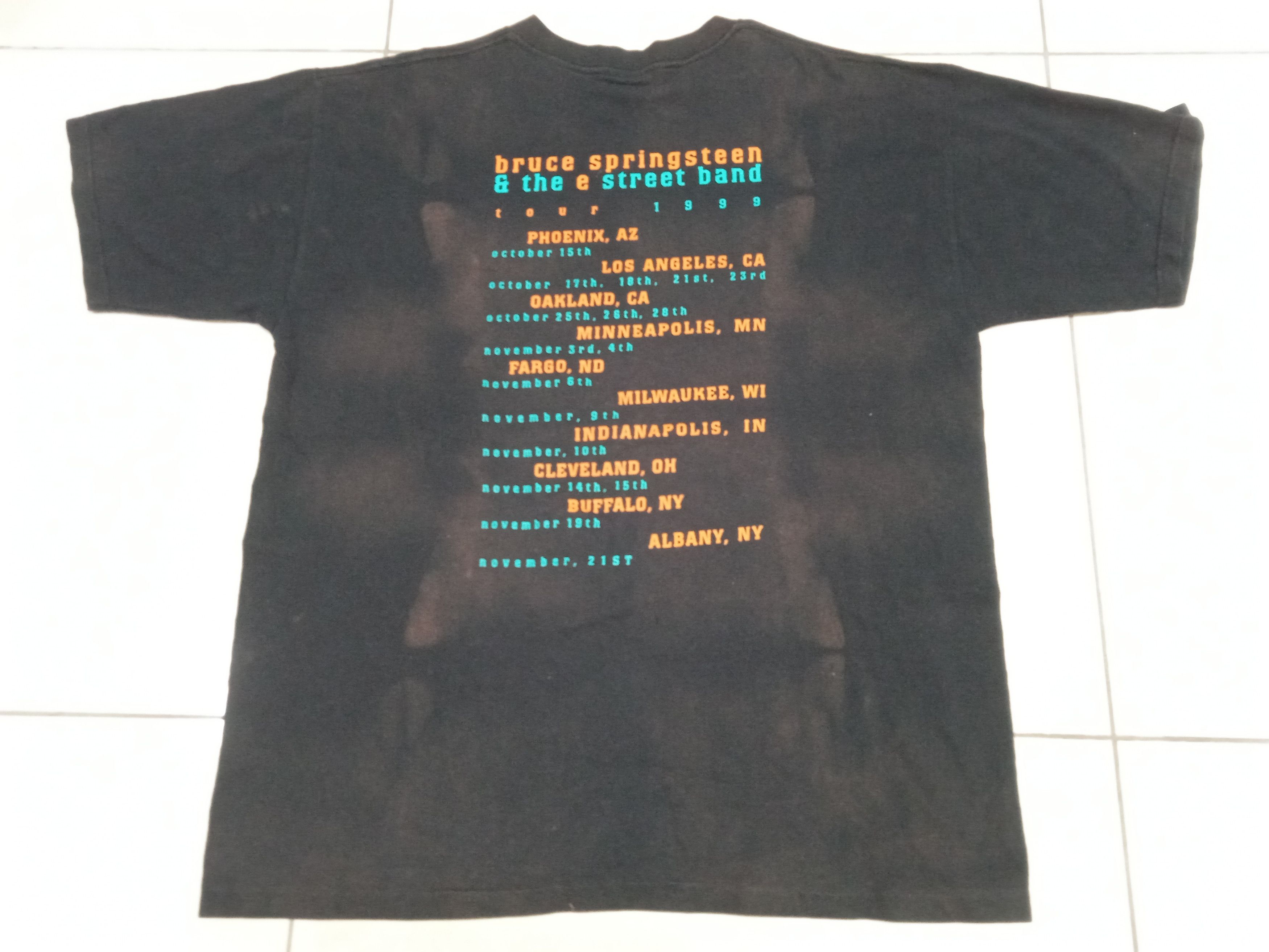 Other Vintage 90s Bruce Springsteen T-Shirt Thrashed Size US XL / EU 56 / 4 - 2 Thumbnail