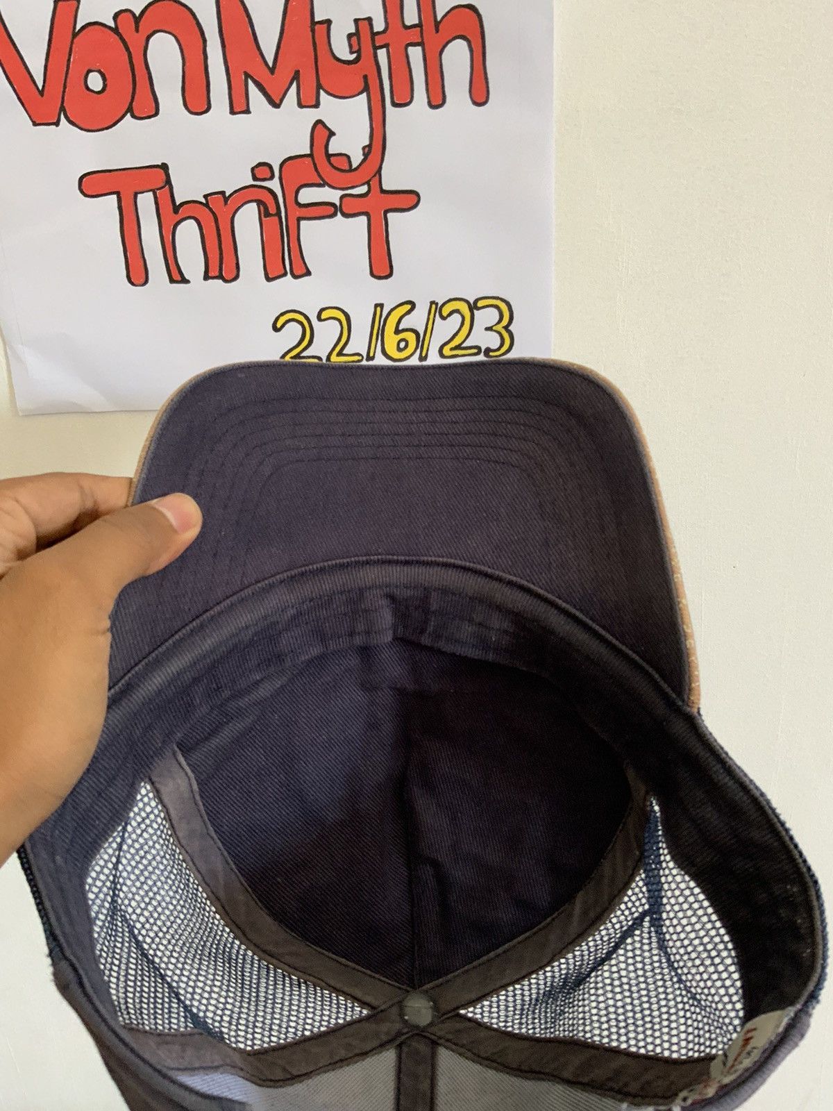 Tedman Tedman y2K Half Mesh Trucker Hat Size ONE SIZE - 10 Thumbnail