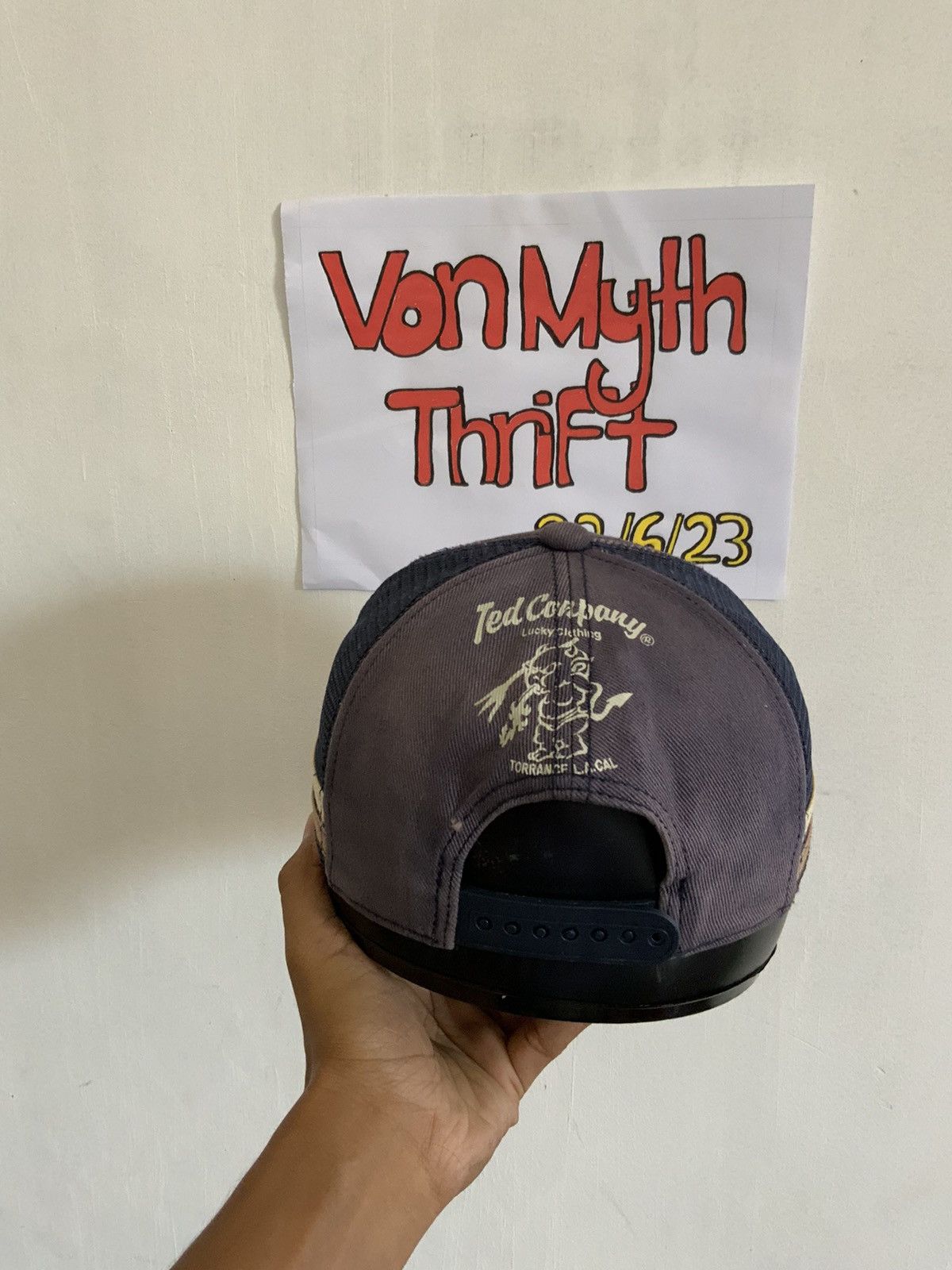 Tedman Tedman y2K Half Mesh Trucker Hat Size ONE SIZE - 4 Thumbnail