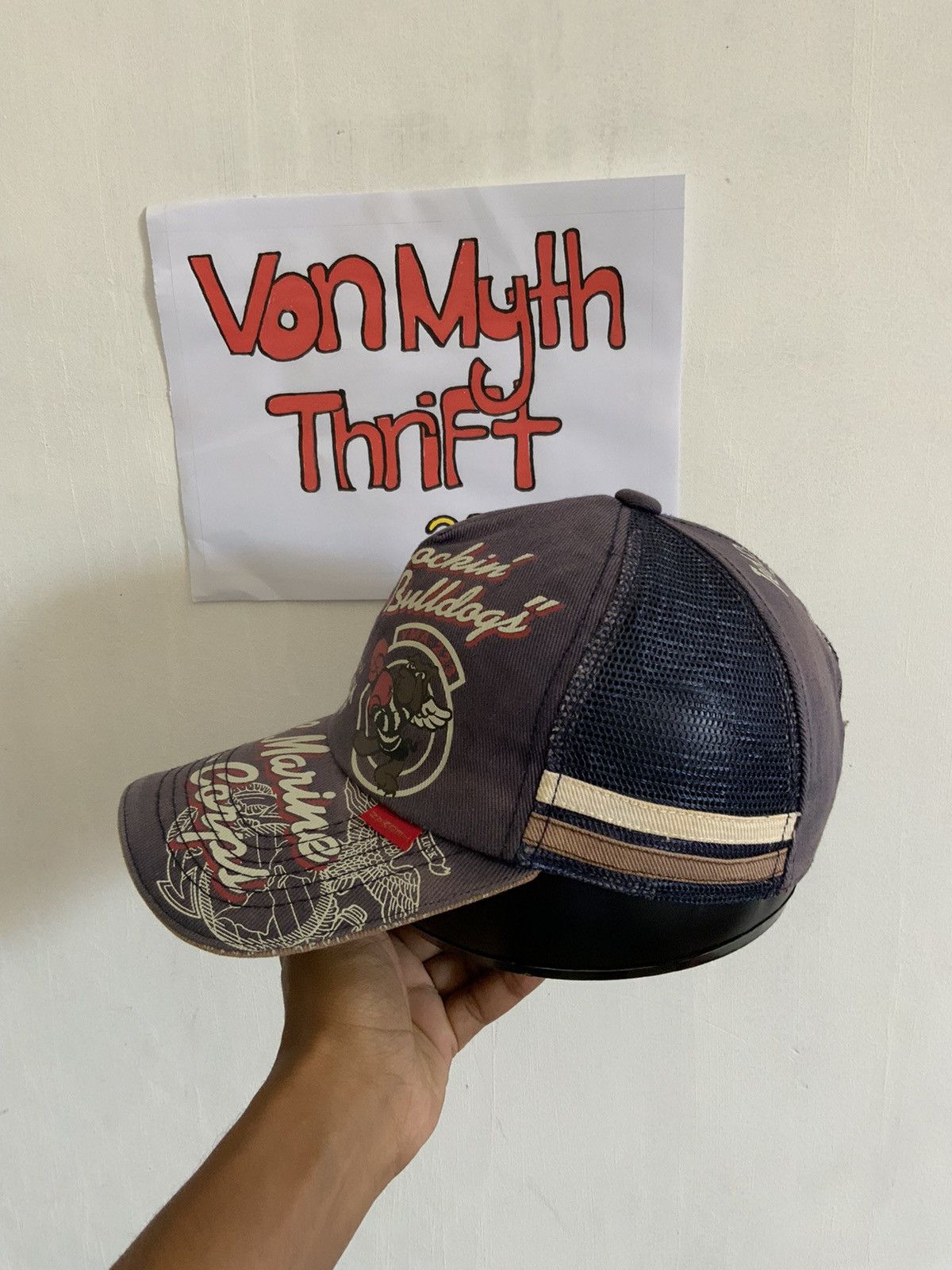 Tedman Tedman y2K Half Mesh Trucker Hat Size ONE SIZE - 2 Thumbnail