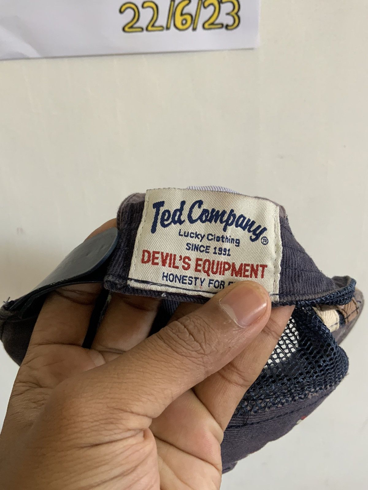 Tedman Tedman y2K Half Mesh Trucker Hat Size ONE SIZE - 15 Thumbnail
