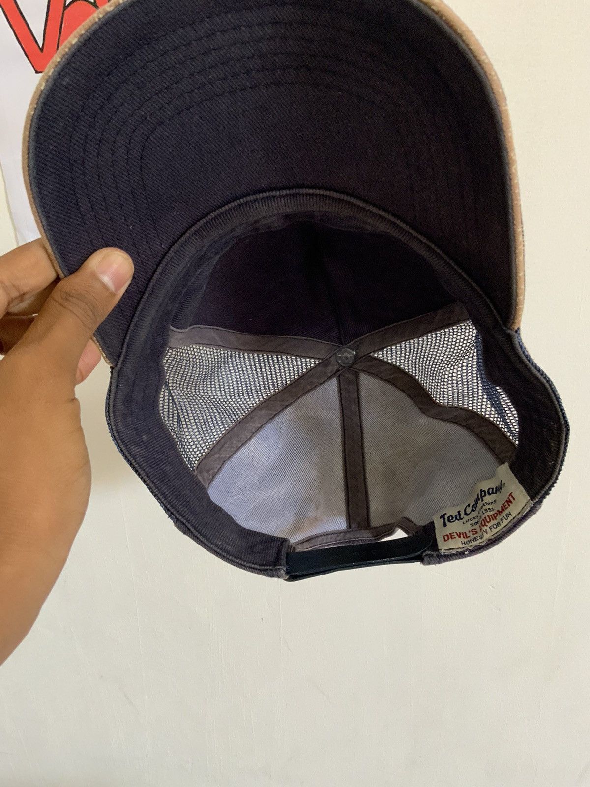 Tedman Tedman y2K Half Mesh Trucker Hat Size ONE SIZE - 12 Thumbnail