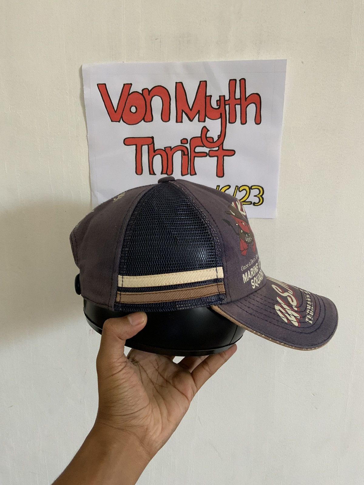 Tedman Tedman y2K Half Mesh Trucker Hat Size ONE SIZE - 5 Thumbnail