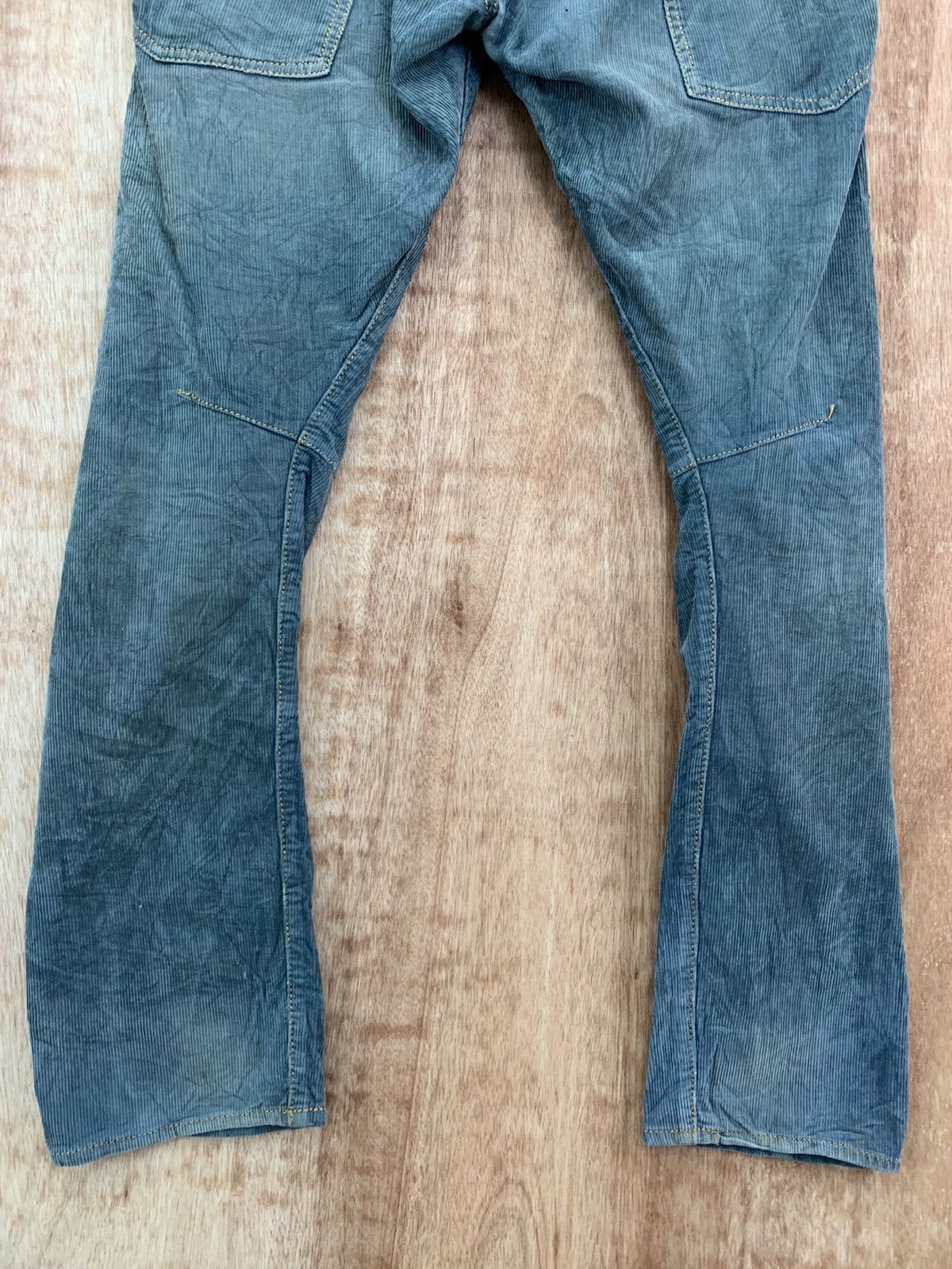 Japanese Brand Conduroy Pants Curve Buckle Back Vintage Japanese Branded Size US 33 - 11 Thumbnail