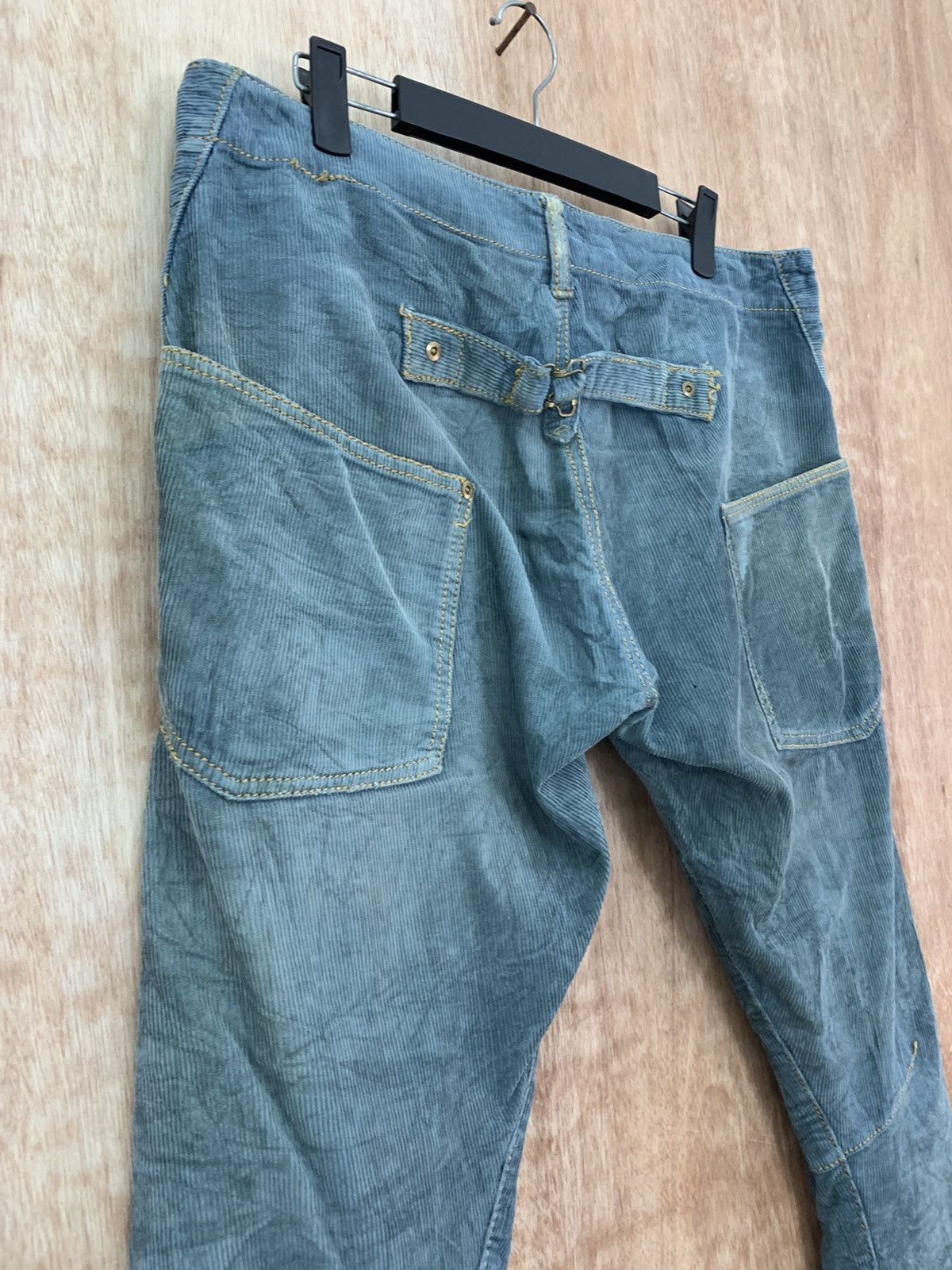Japanese Brand Conduroy Pants Curve Buckle Back Vintage Japanese Branded Size US 33 - 14 Thumbnail