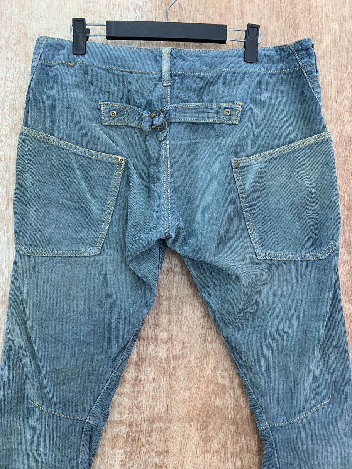 Japanese Brand Conduroy Pants Curve Buckle Back Vintage Japanese Branded Size US 33 - 10 Thumbnail