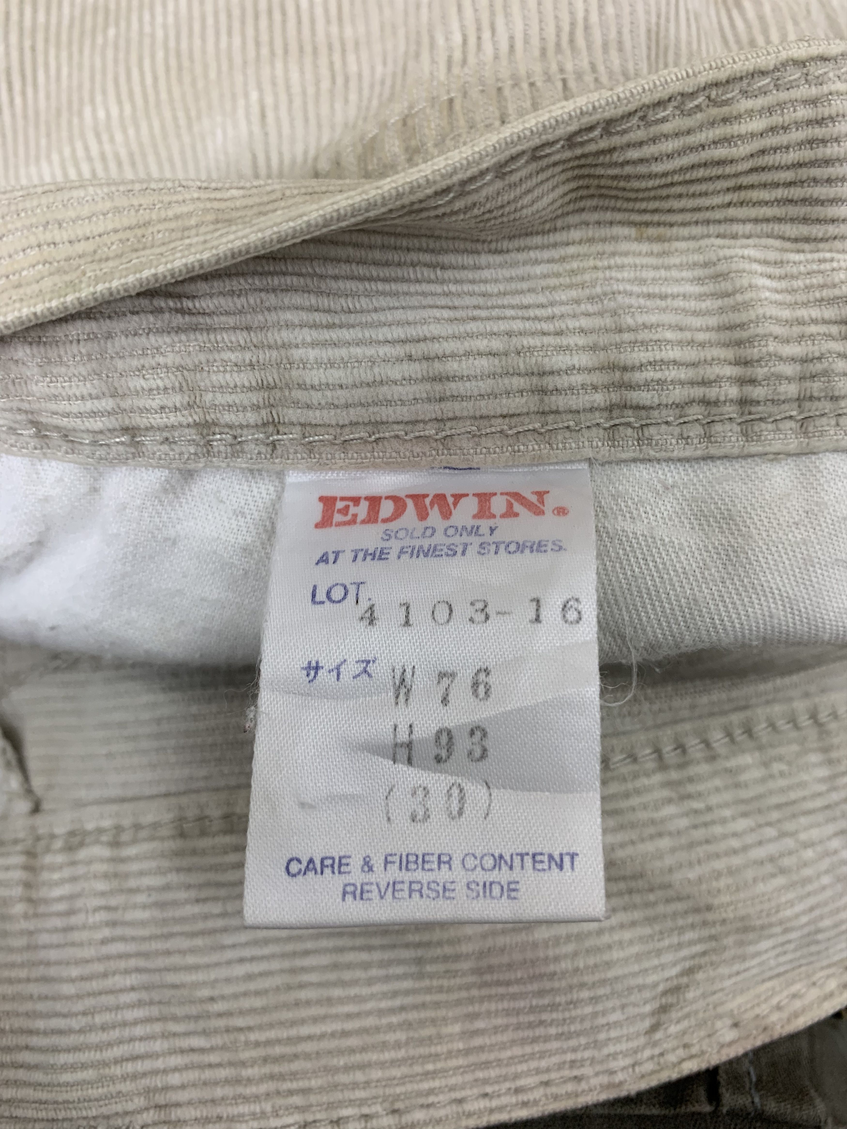 Edwin Conduroy Edwin Pants Vintage Japanese Branded Size US 28 / EU 44 - 17 Thumbnail