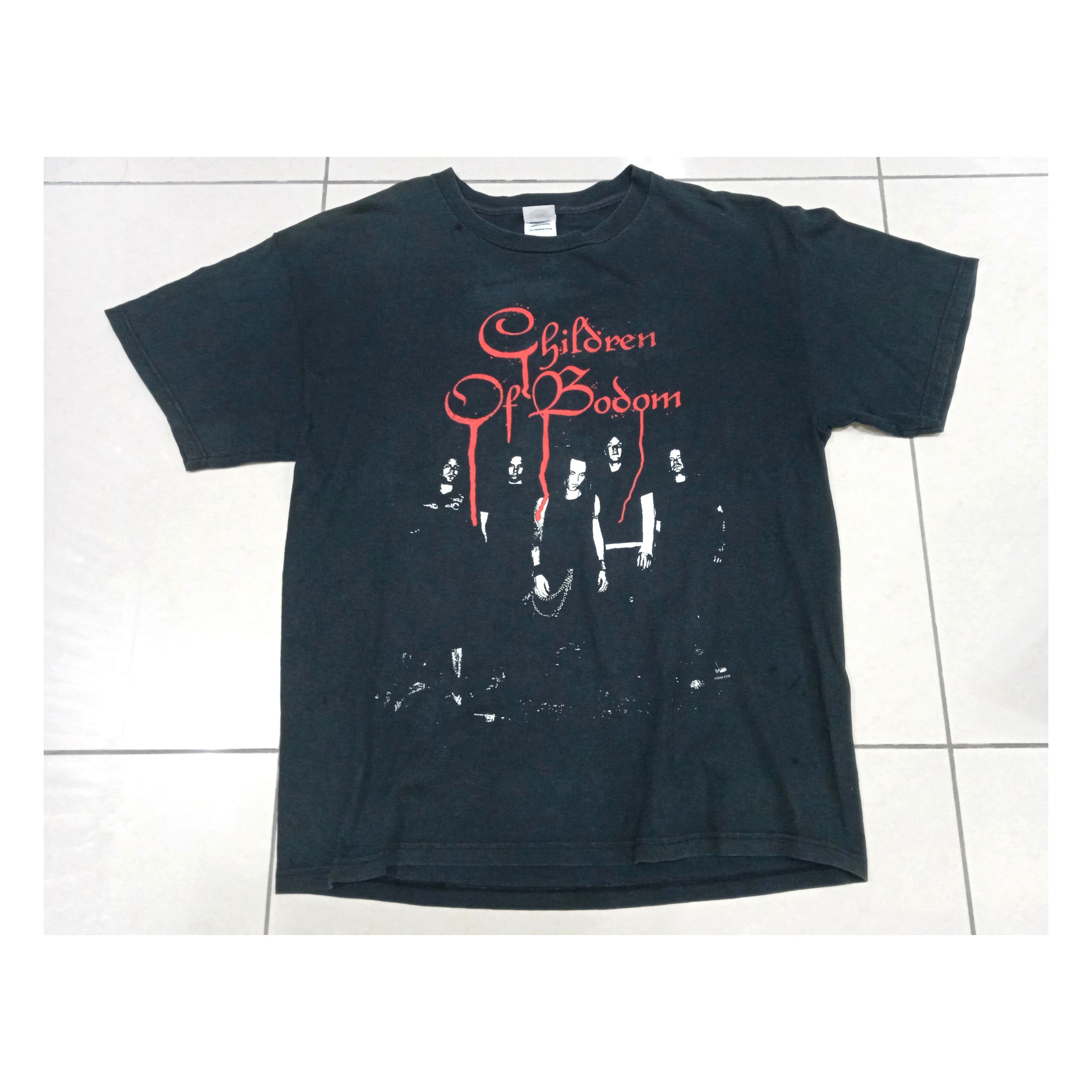 image of Band Tees x Vintage 2000S Children Of Bodom 2004 T-Shirt in Black, Men's (Size Large)