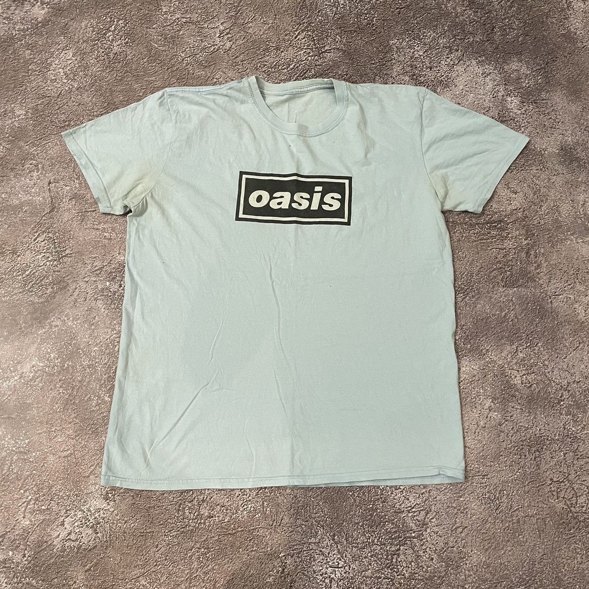 Vintage Vintage 90s Oasis Band Graphic Tee Cream Indie Skate Boxy L Size US L / EU 52-54 / 3 - 3 Thumbnail