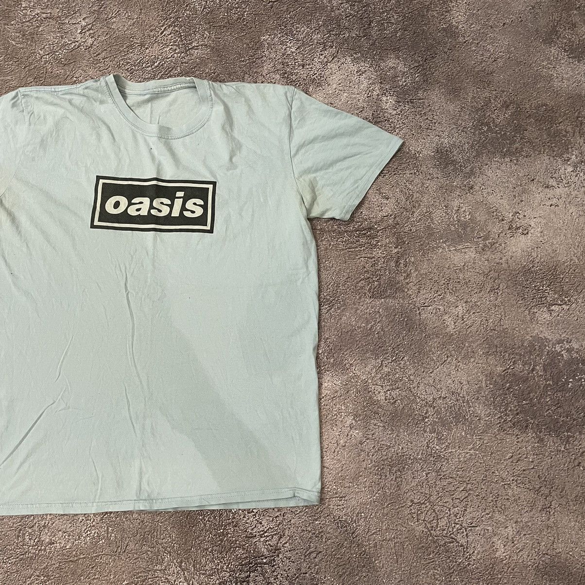 Vintage Vintage 90s Oasis Band Graphic Tee Cream Indie Skate Boxy L Size US L / EU 52-54 / 3 - 2 Thumbnail
