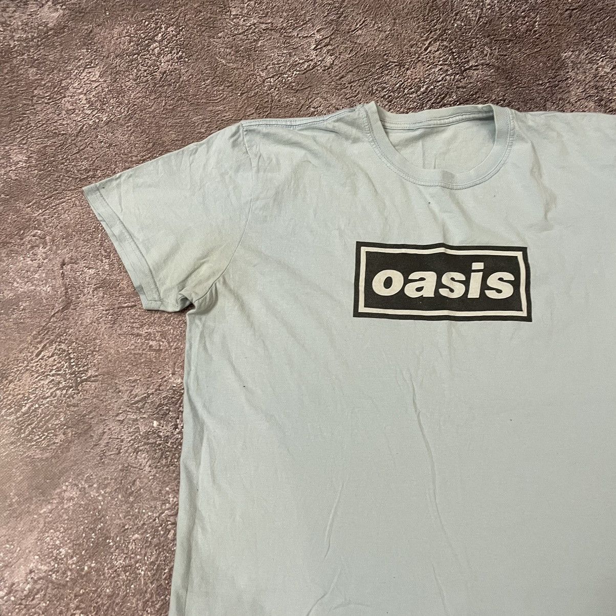 Vintage Vintage 90s Oasis Band Graphic Tee Cream Indie Skate Boxy L Size US L / EU 52-54 / 3 - 4 Thumbnail