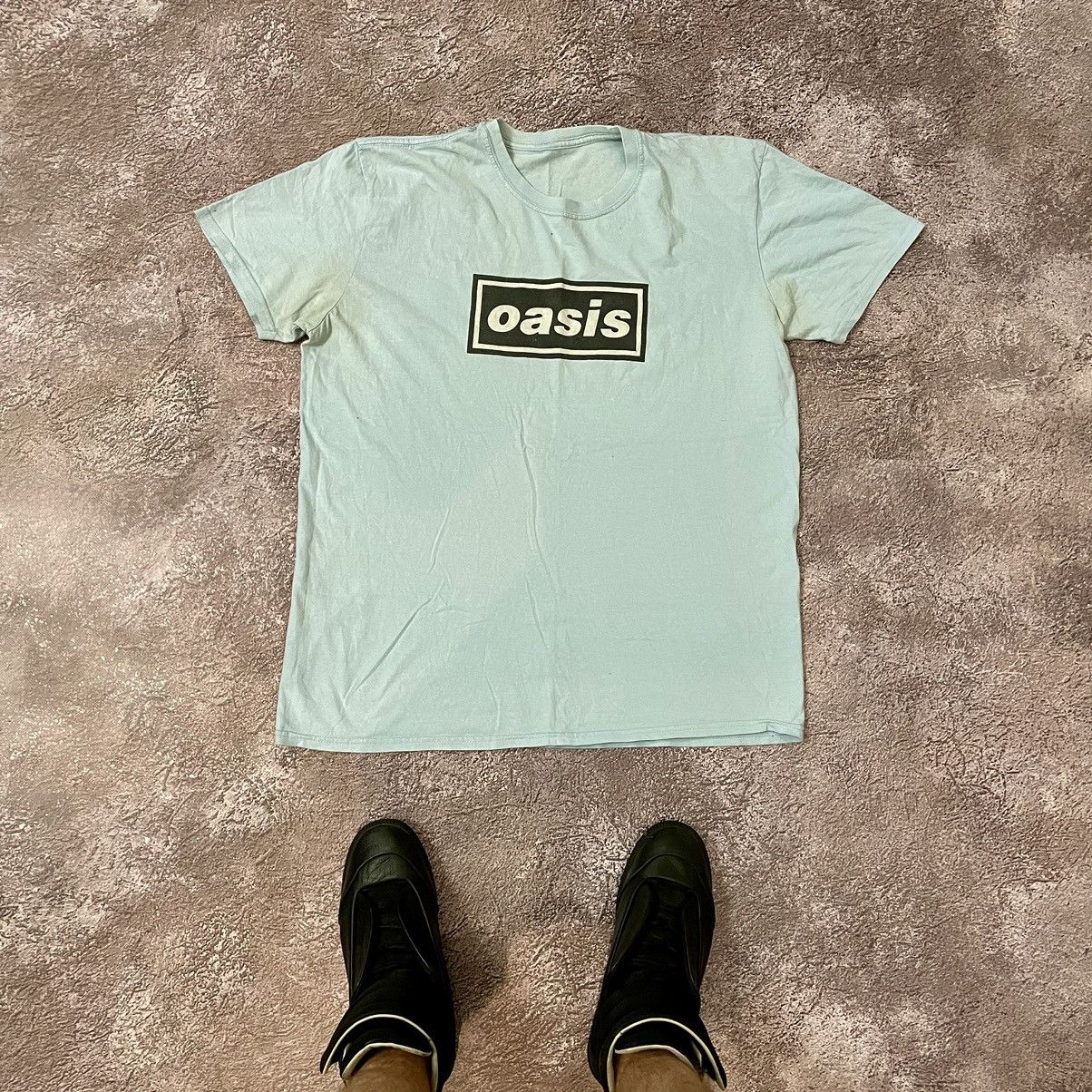 Vintage Vintage 90s Oasis Band Graphic Tee Cream Indie Skate Boxy L Size US L / EU 52-54 / 3 - 1 Thumbnail