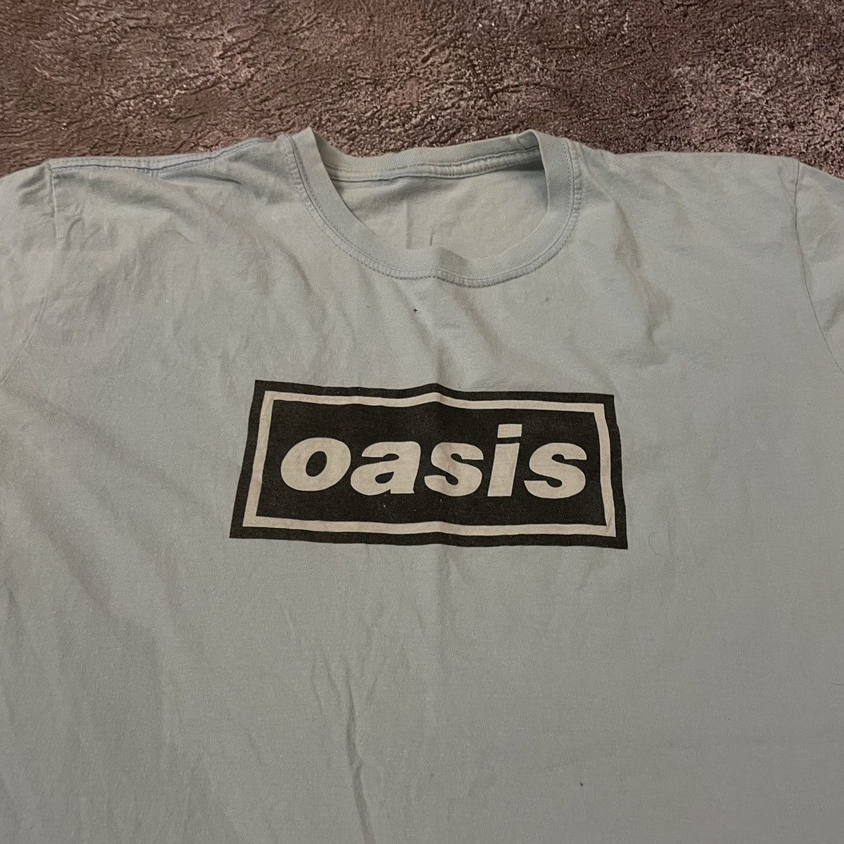 Vintage Vintage 90s Oasis Band Graphic Tee Cream Indie Skate Boxy L Size US L / EU 52-54 / 3 - 5 Thumbnail