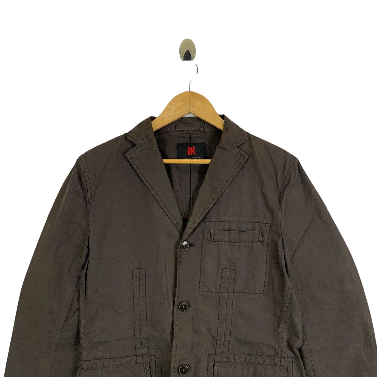 Japanese Brand × Vintage Vintage CUSTOM CULTURE Japanese Brand Fully Button Jacket Size US M / EU 48-50 / 2 - 5 Thumbnail