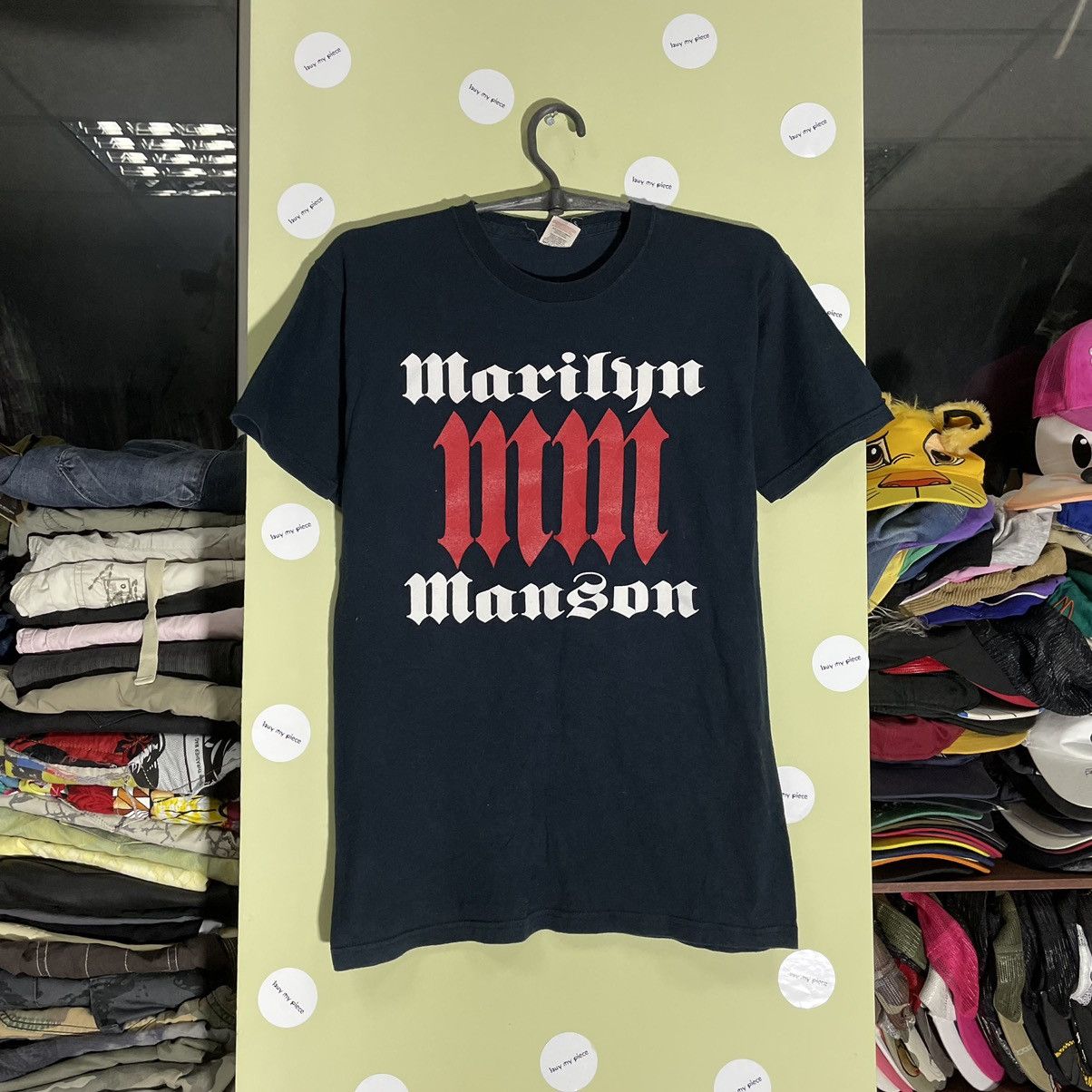 Vintage Vintage Y2K Marilyn Manson Band Tee Graphic Streetwear S Size US S / EU 44-46 / 1 - 3 Thumbnail