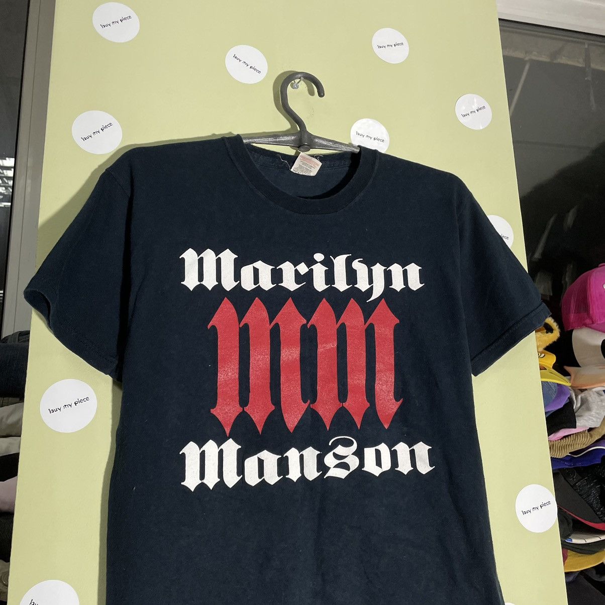 Vintage Vintage Y2K Marilyn Manson Band Tee Graphic Streetwear S Size US S / EU 44-46 / 1 - 6 Thumbnail
