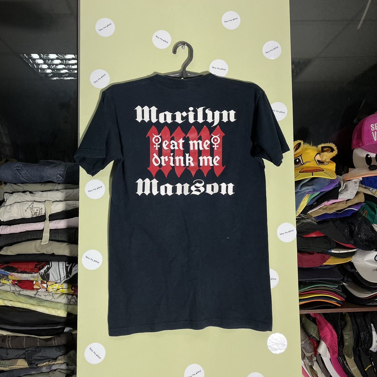 Vintage Vintage Y2K Marilyn Manson Band Tee Graphic Streetwear S Size US S / EU 44-46 / 1 - 7 Thumbnail