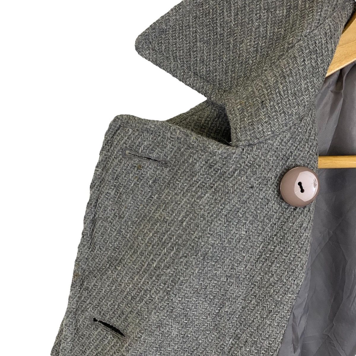 Japanese Brand × Junko Shimada × Vintage JUNKO SHIMADA Part 2 Japanese Brand Wool Peacoat Jacket Size US S / EU 44-46 / 1 - 10 Thumbnail