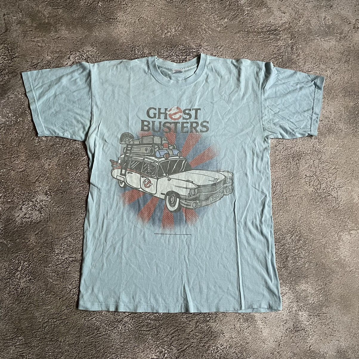 Vintage Vintage Y2K Ghostbusters Sun Faded Graphic Tee Grunge Slim L Size US L / EU 52-54 / 3 - 3 Thumbnail