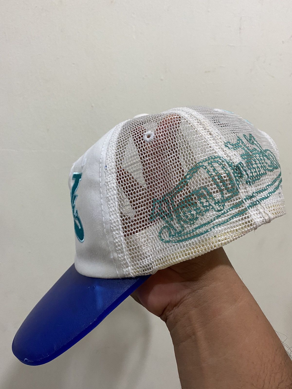 Vintage 🔥Vintage🔥 Von Dutch Transparent Visor Trucked Hat Size ONE SIZE - 4 Thumbnail