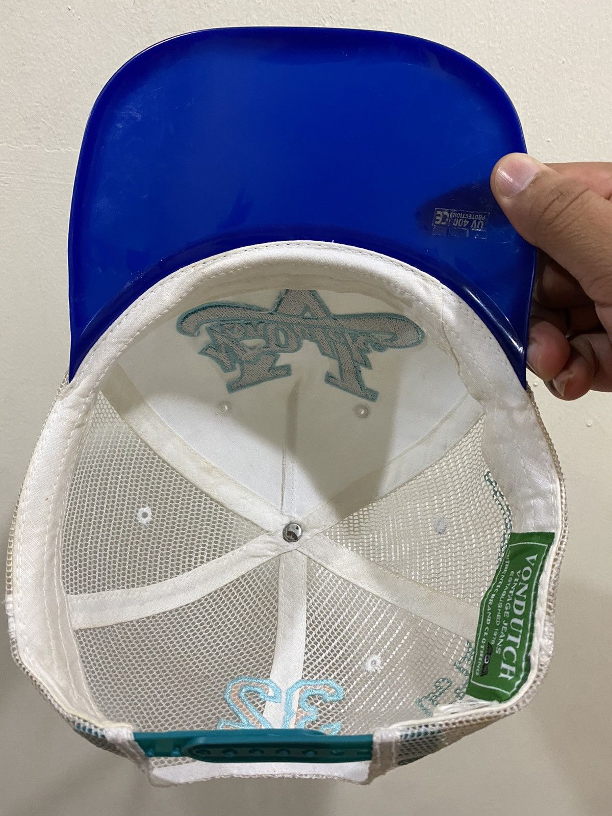 Vintage 🔥Vintage🔥 Von Dutch Transparent Visor Trucked Hat Size ONE SIZE - 8 Thumbnail