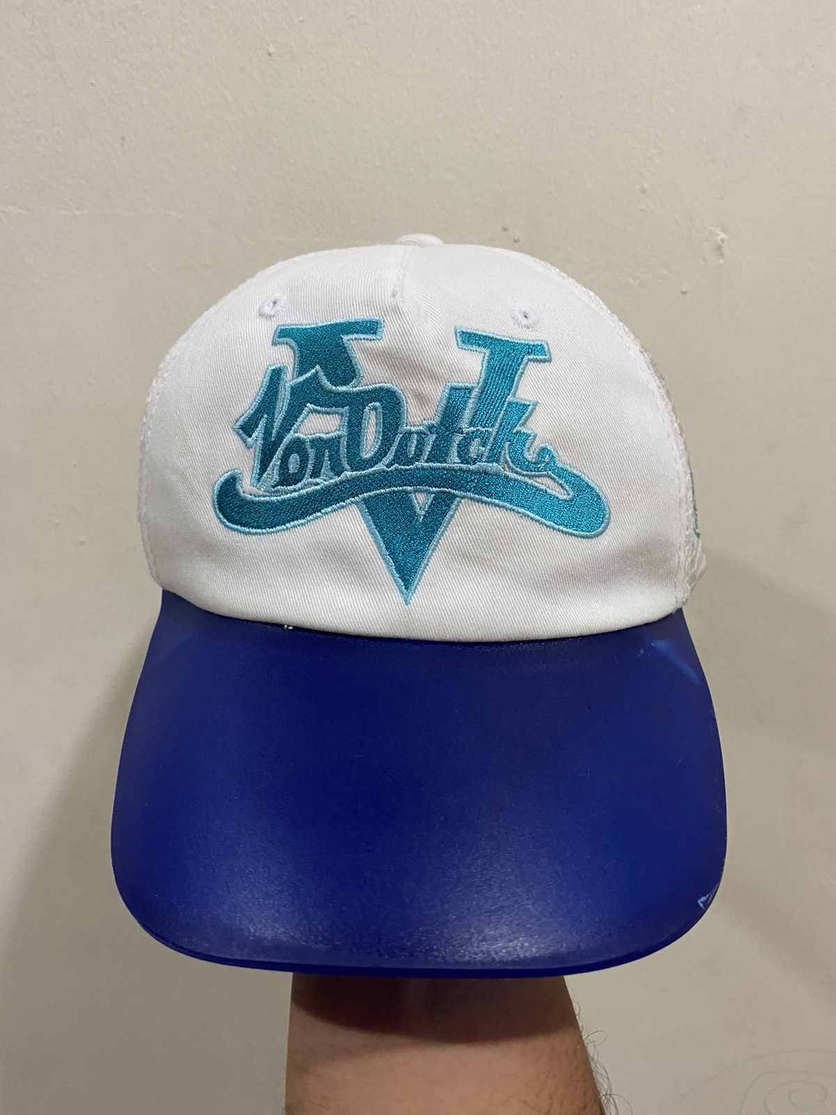 Vintage 🔥Vintage🔥 Von Dutch Transparent Visor Trucked Hat Size ONE SIZE - 2 Thumbnail