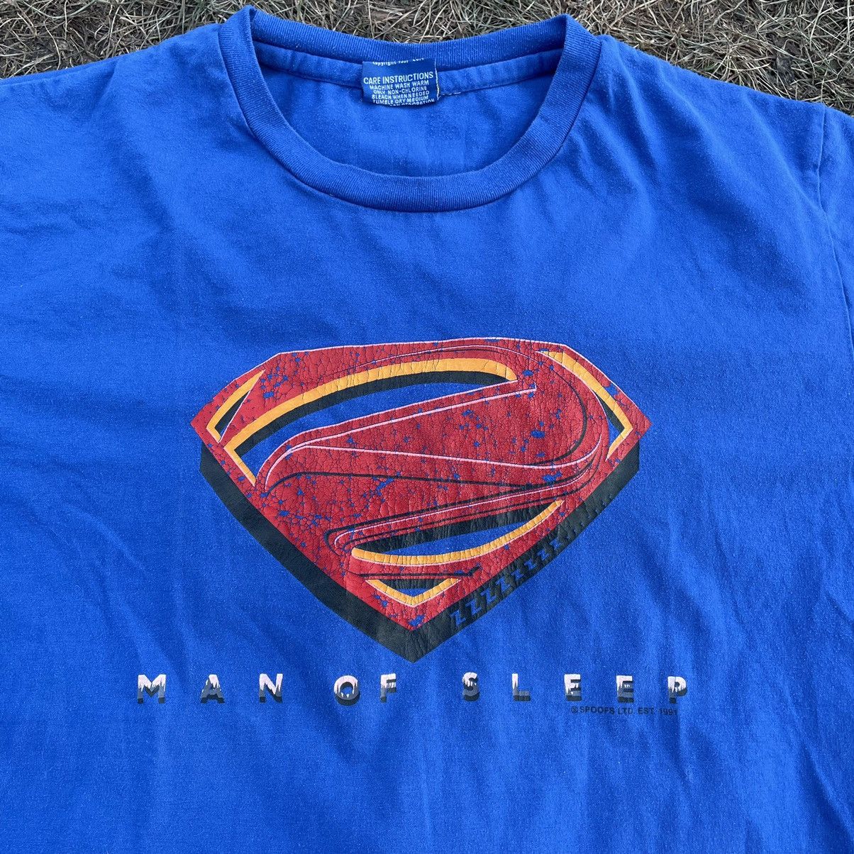 Vintage Vintage 90s Superman Graphic Tee Blue Streetwear Skate XL Size US XL / EU 56 / 4 - 4 Thumbnail