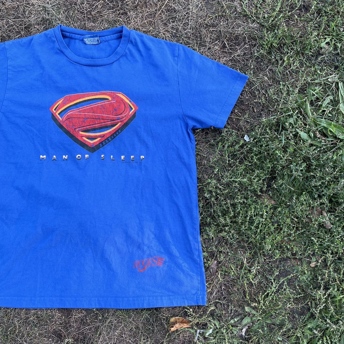 Vintage Vintage 90s Superman Graphic Tee Blue Streetwear Skate XL Size US XL / EU 56 / 4 - 2 Thumbnail
