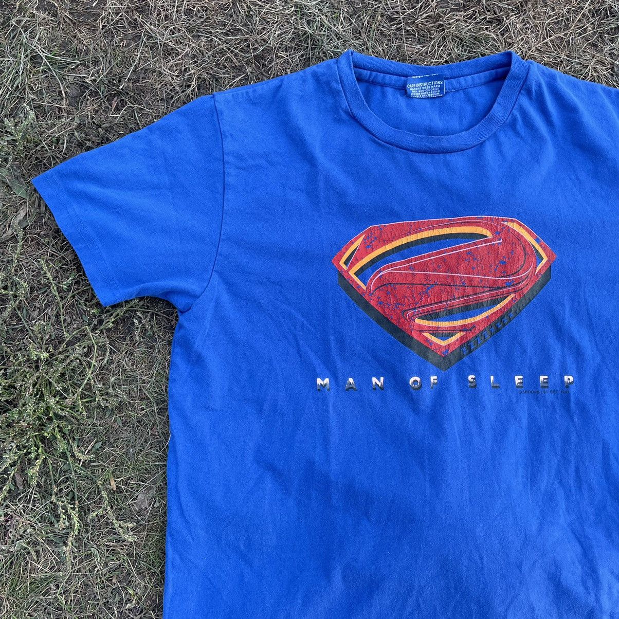 Vintage Vintage 90s Superman Graphic Tee Blue Streetwear Skate XL Size US XL / EU 56 / 4 - 3 Thumbnail