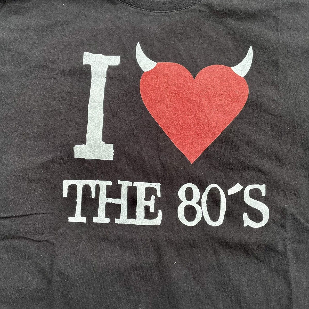 Vintage Vintage 90s I Love The 80s Graphic Tee Navy Americana XXL Size US XXL / EU 58 / 5 - 4 Thumbnail