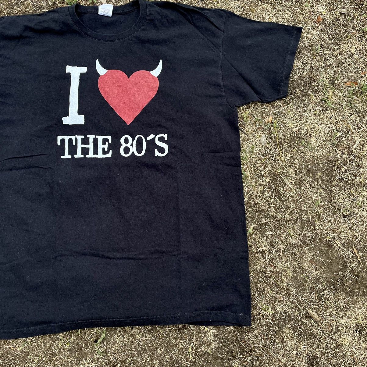 Vintage Vintage 90s I Love The 80s Graphic Tee Navy Americana XXL Size US XXL / EU 58 / 5 - 3 Thumbnail