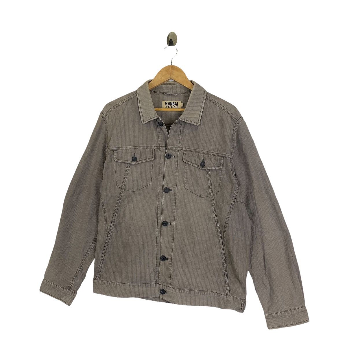 Japanese Brand × Kansai Yamamoto × Vintage Vintage KANSAI Jeans Kansai Yamamoto Japanese Jacket Size US L / EU 52-54 / 3 - 4 Thumbnail