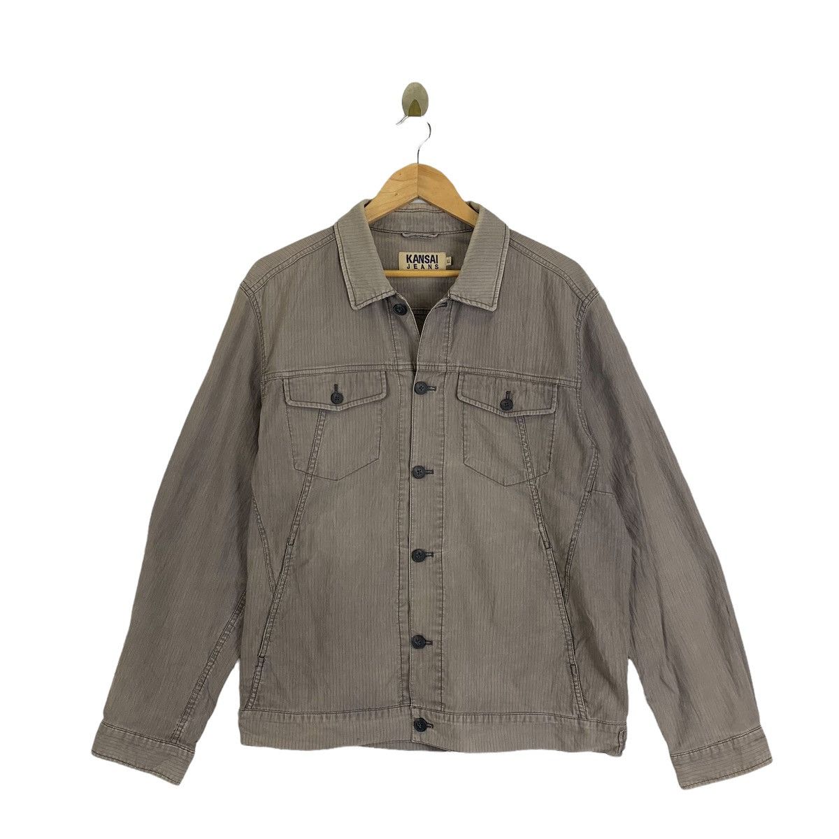 Japanese Brand × Kansai Yamamoto × Vintage Vintage KANSAI Jeans Kansai Yamamoto Japanese Jacket Size US L / EU 52-54 / 3 - 1 Thumbnail