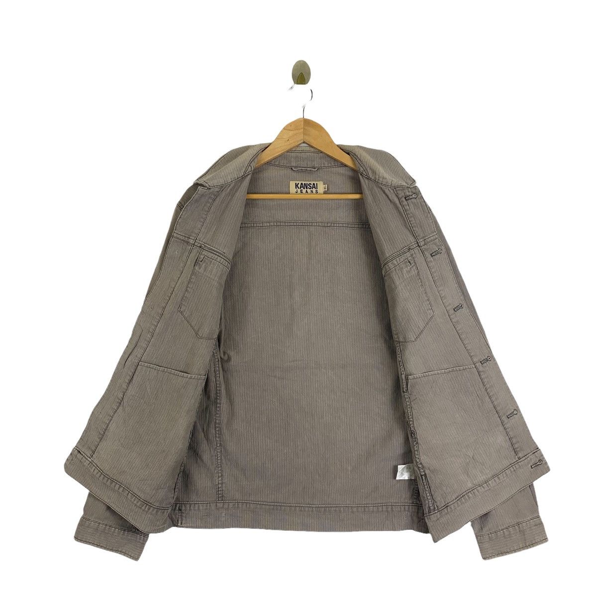 Japanese Brand × Kansai Yamamoto × Vintage Vintage KANSAI Jeans Kansai Yamamoto Japanese Jacket Size US L / EU 52-54 / 3 - 3 Thumbnail