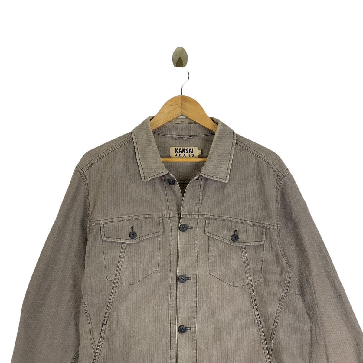 Japanese Brand × Kansai Yamamoto × Vintage Vintage KANSAI Jeans Kansai Yamamoto Japanese Jacket Size US L / EU 52-54 / 3 - 5 Thumbnail