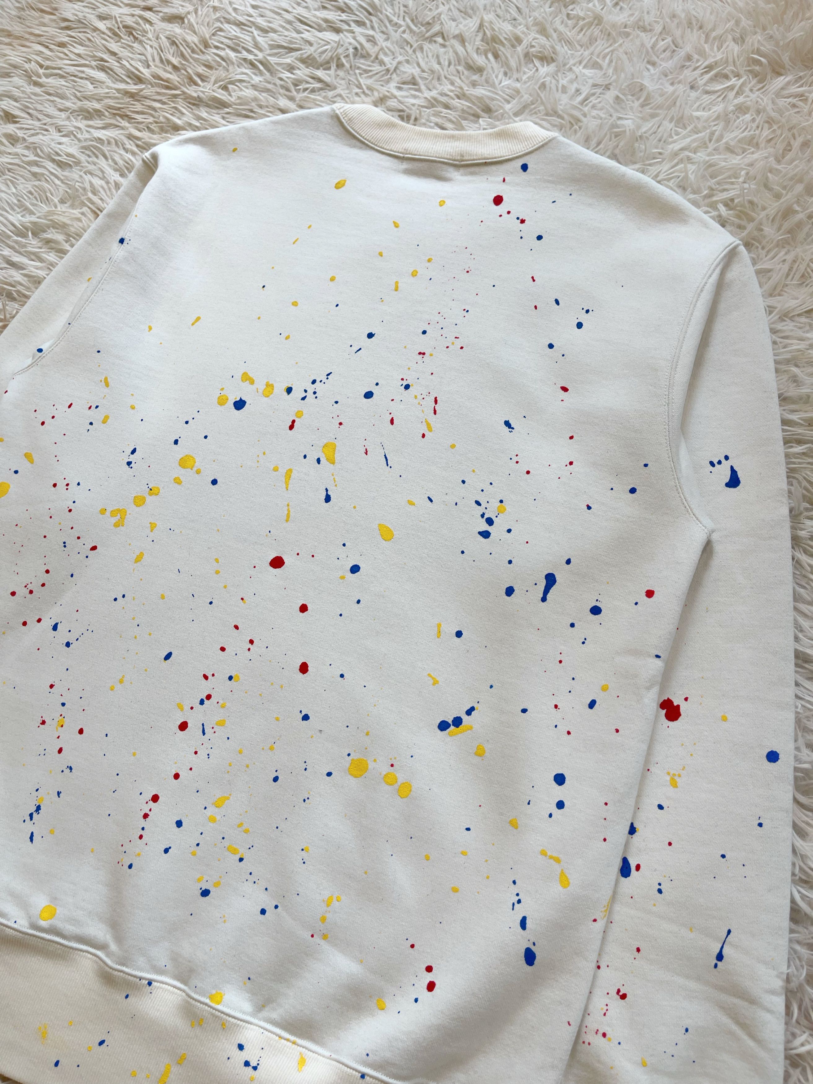 Comme des Garcons Comme Des Garcons Homme Paint-Splattered Sweatshirt Size US S / EU 44-46 / 1 - 7 Thumbnail