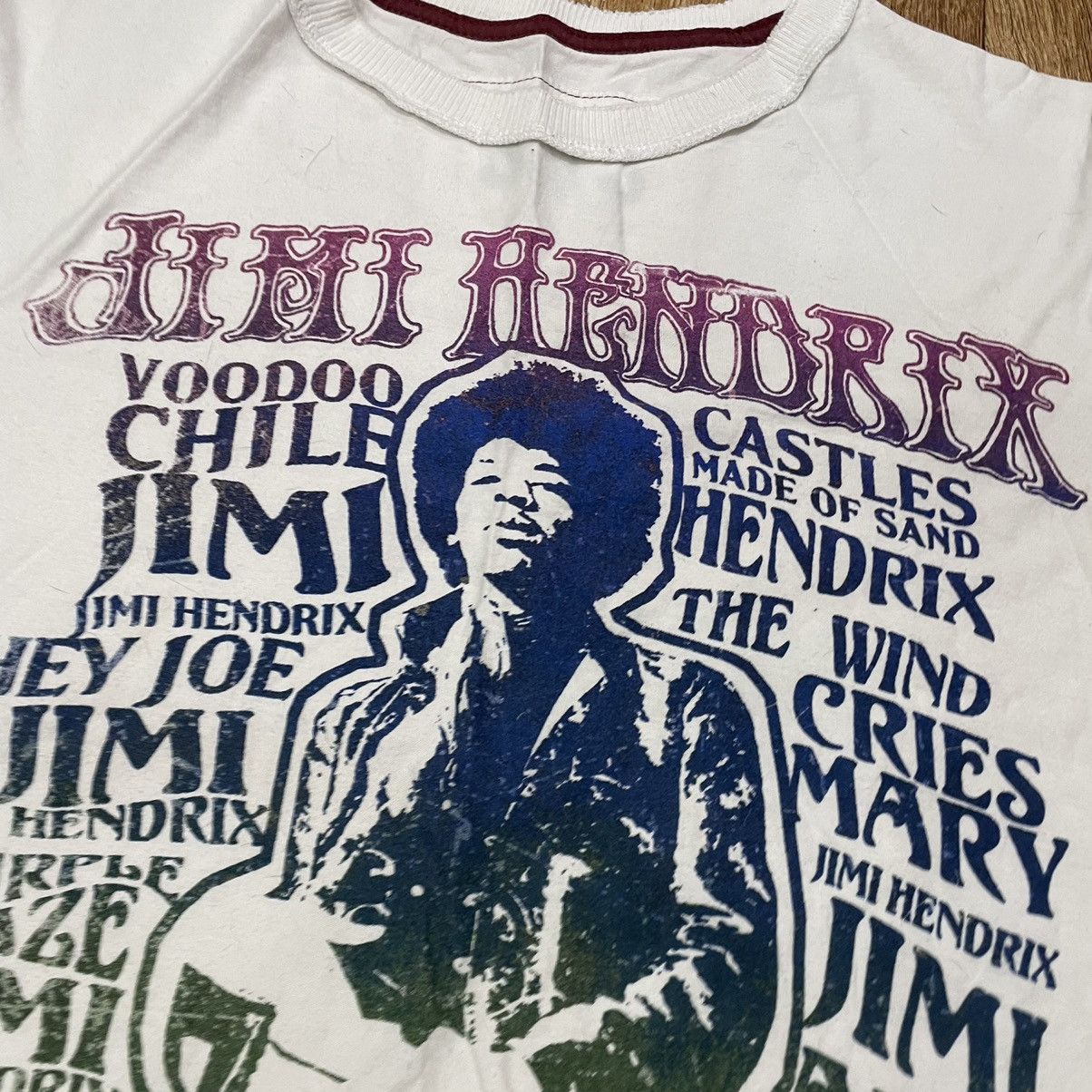 Band Tees Vintage Y2K Jimi Hendrix Band Tee Tour Streetwear Size US S / EU 44-46 / 1 - 5 Thumbnail