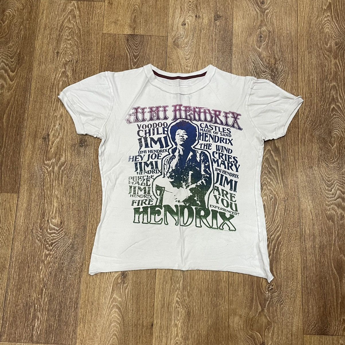 Band Tees Vintage Y2K Jimi Hendrix Band Tee Tour Streetwear Size US S / EU 44-46 / 1 - 1 Thumbnail