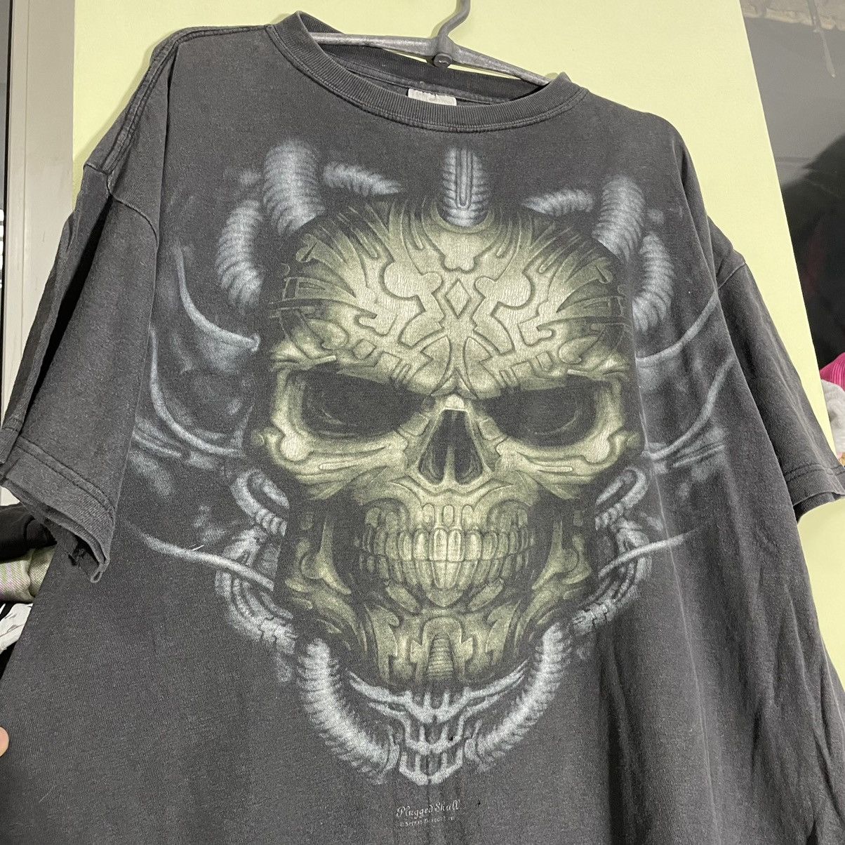 Vintage Y2K Vintage Skull Graphic Tee Oversized Horror Streetwear XL Size US XL / EU 56 / 4 - 7 Thumbnail
