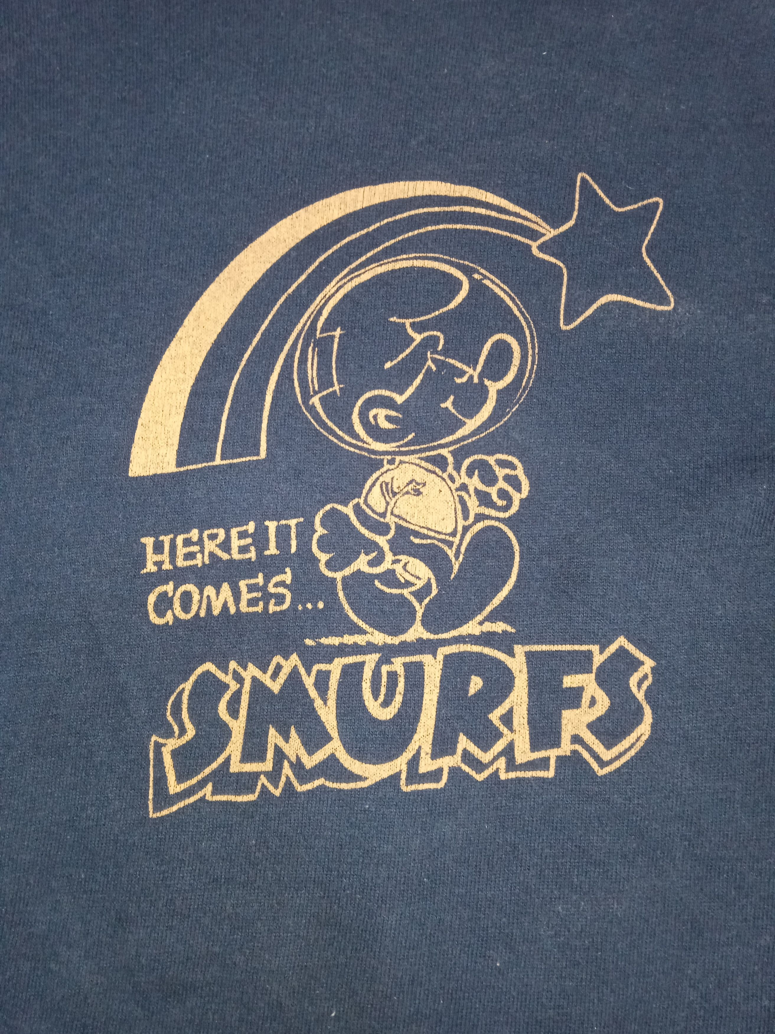 Vintage Vintage Smurfs 90s Sweatshirt Size US M / EU 48-50 / 2 - 3 Thumbnail