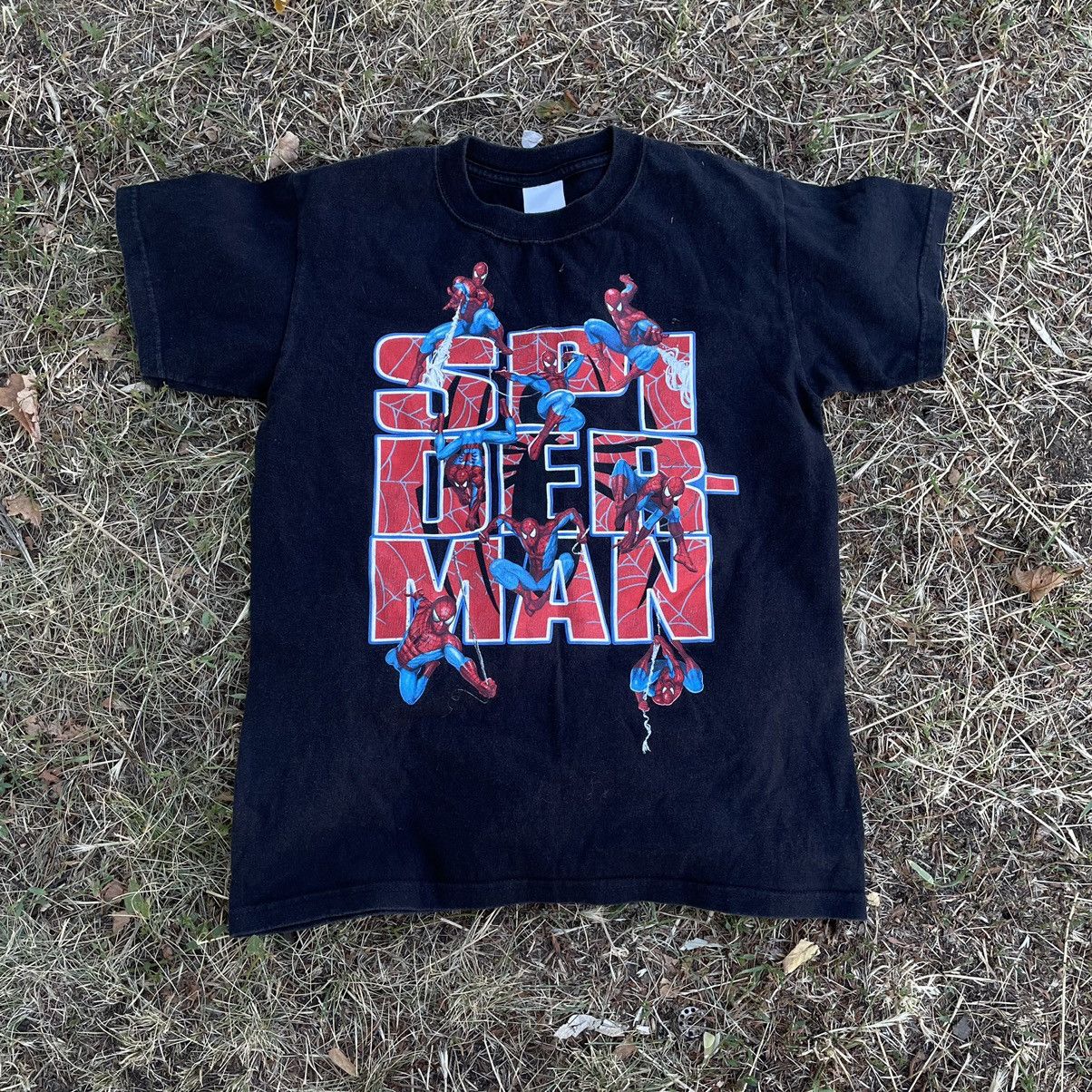 Vintage Vintage 90s Spider Man Marvel Sun Faded Graphic Tee Swag XS Size US XS / EU 42 / 0 - 1 Thumbnail