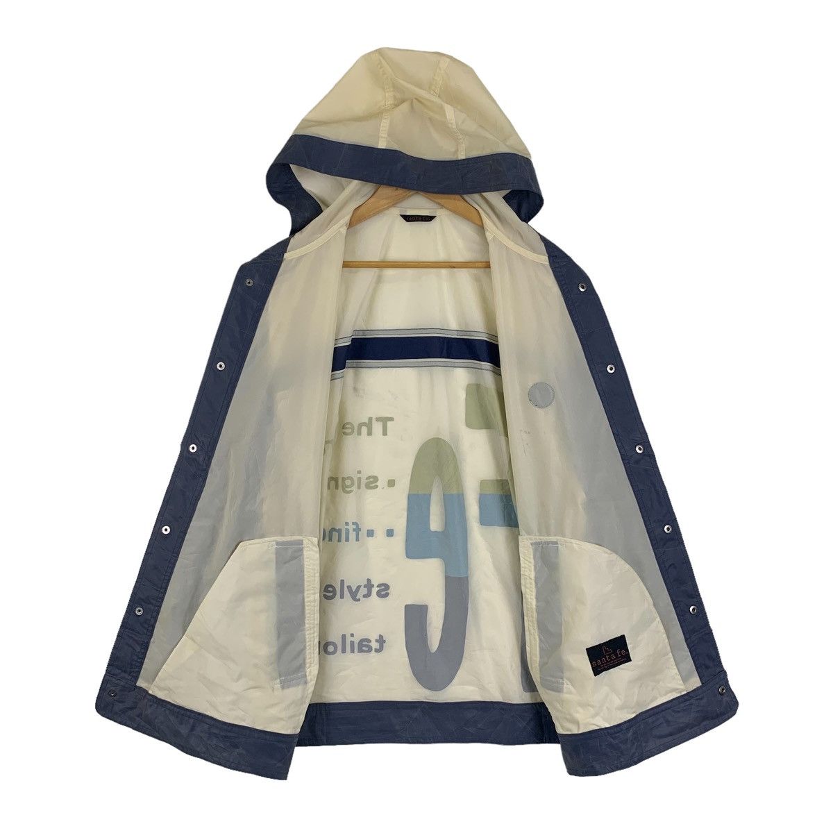Japanese Brand × Vintage SANTA FE Casualwear Fashion Fully Button Hoodie Jacket Size US XL / EU 56 / 4 - 3 Thumbnail