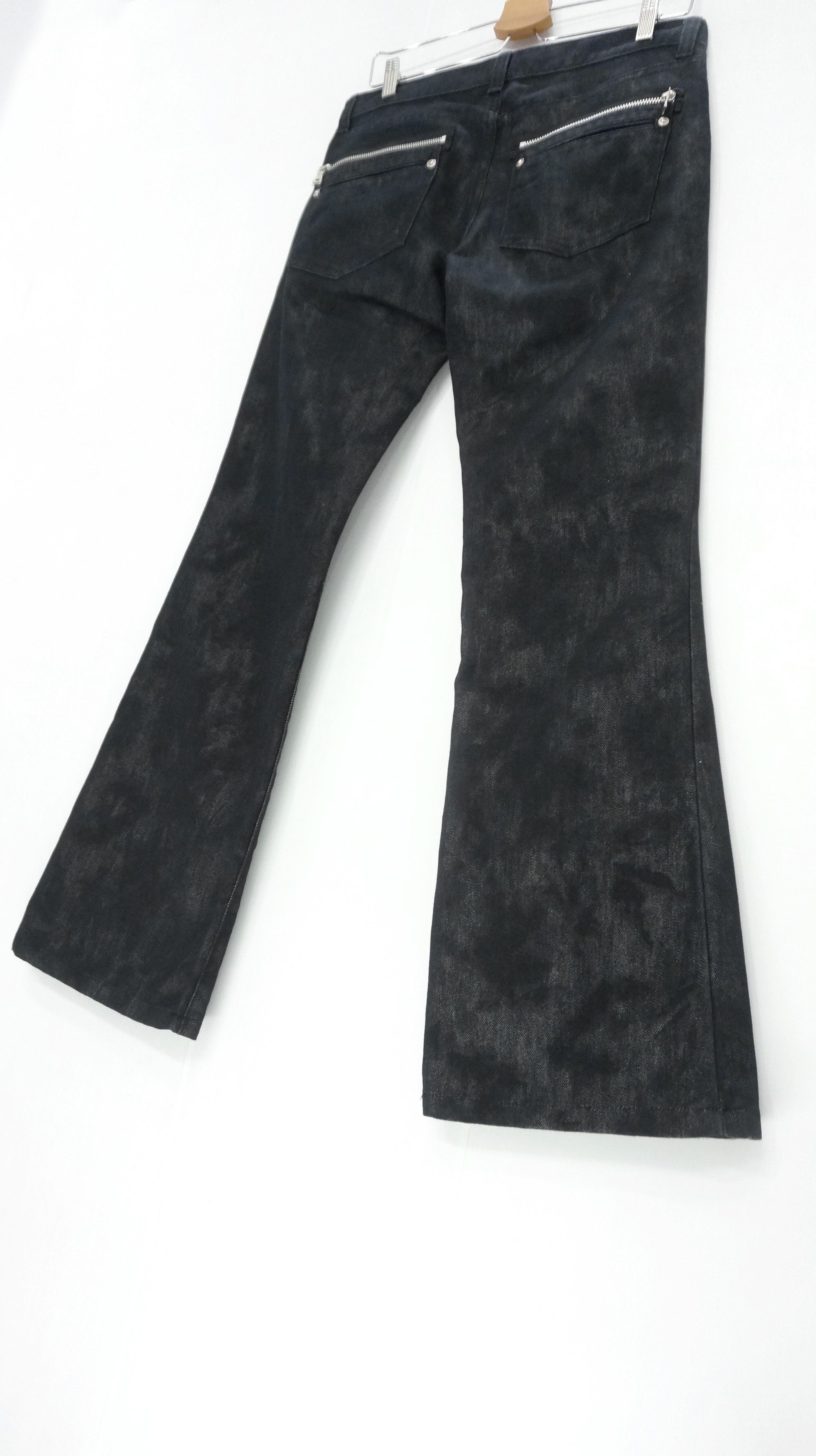 semanticdesign 🔥 Semantic Design Black Denim Flare Jeans Pants Size US 31 - 8 Thumbnail