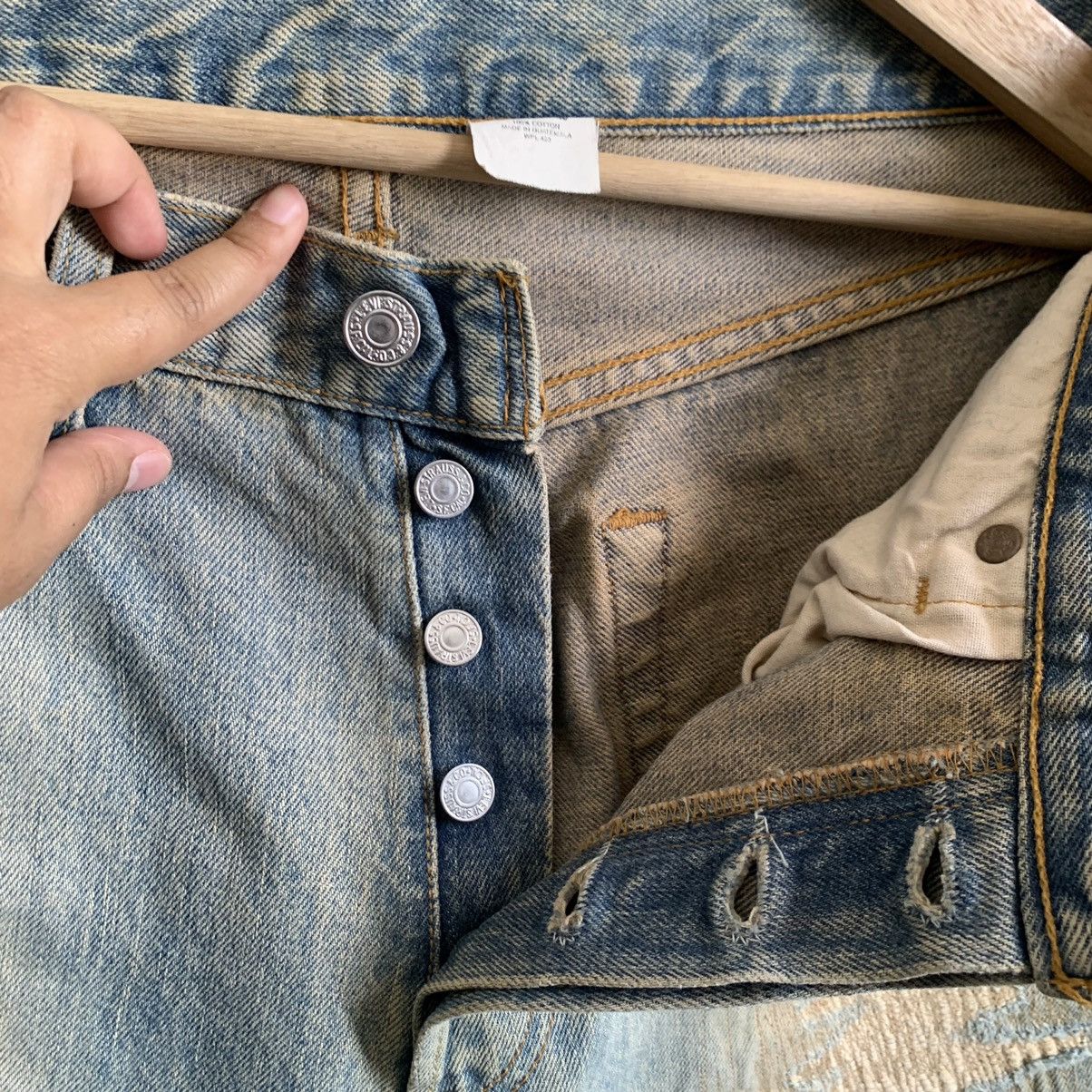 Levi's Vintage Levis 501 Distressed Boro Denim Jeans Size US 33 - 6 Thumbnail