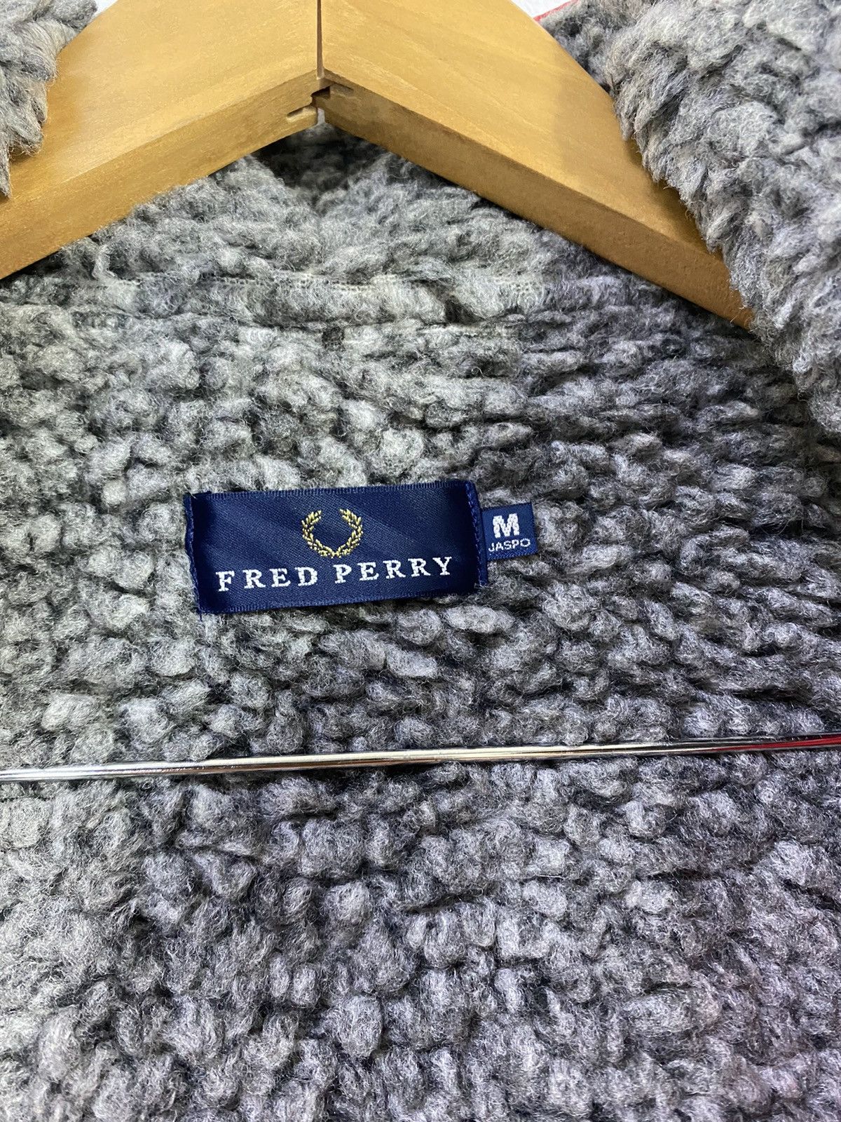 Fred Perry Vintage Fred Perry Long Jacket With Hoodies Big Logo Design Size US M / EU 48-50 / 2 - 3 Thumbnail