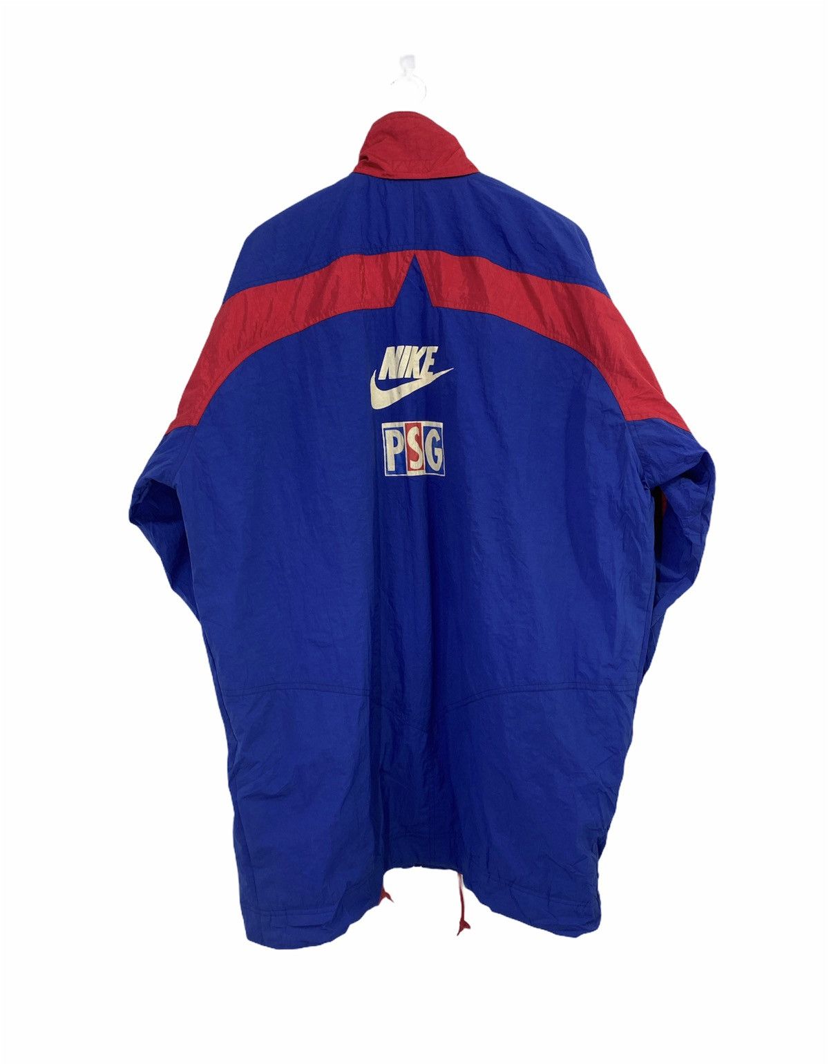 Nike Vintage 90’s Nike PSG Opel Long Jacket Big Logo Oversized Size US L / EU 52-54 / 3 - 2 Thumbnail